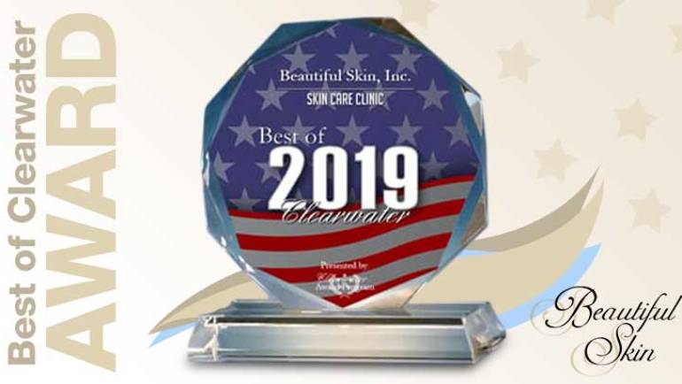 Beautiful Skin, Inc. Wins the 2019 Best of Clearwater Award